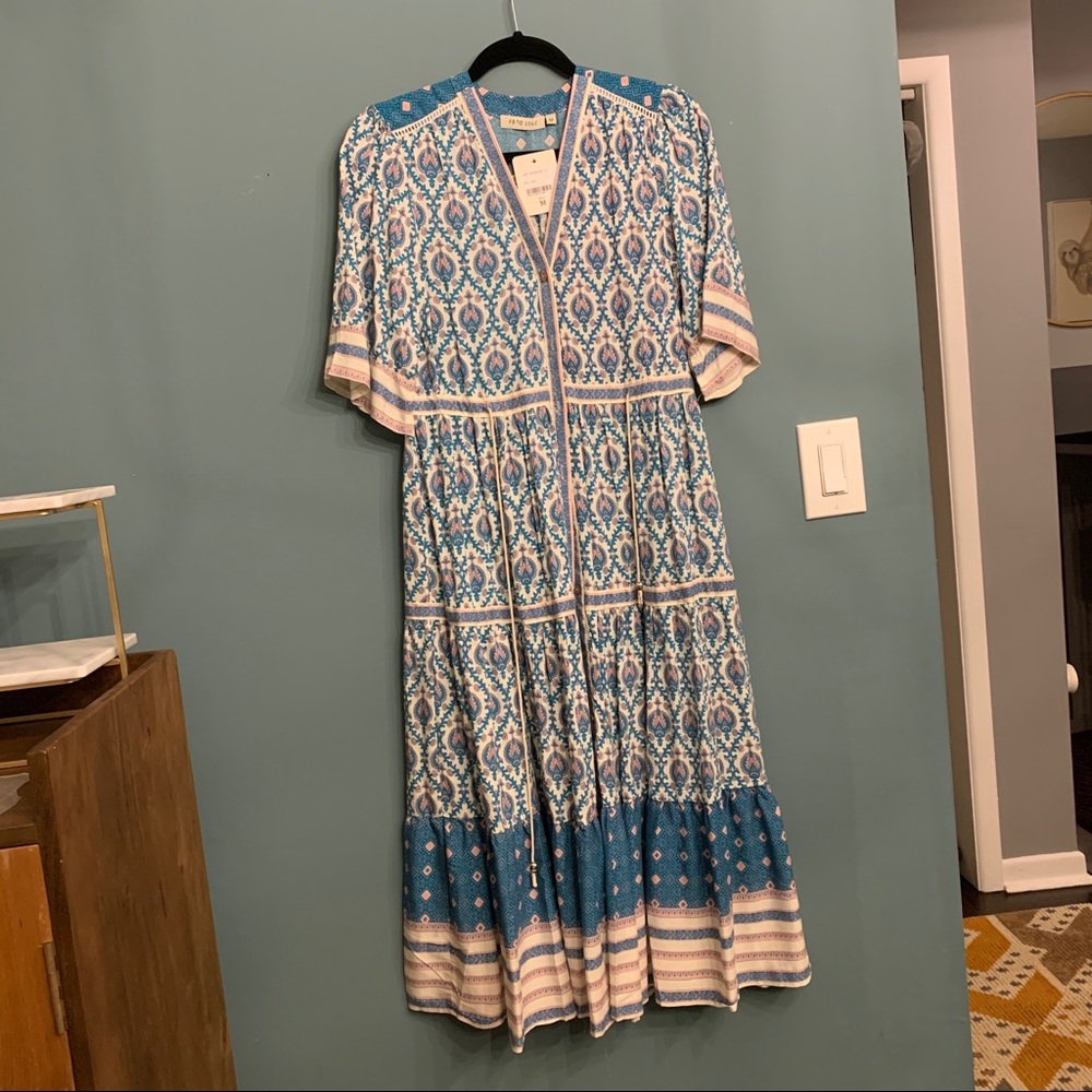 Hippie Bohemian long flowy dress